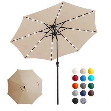 Solar LED Patio Umbrella