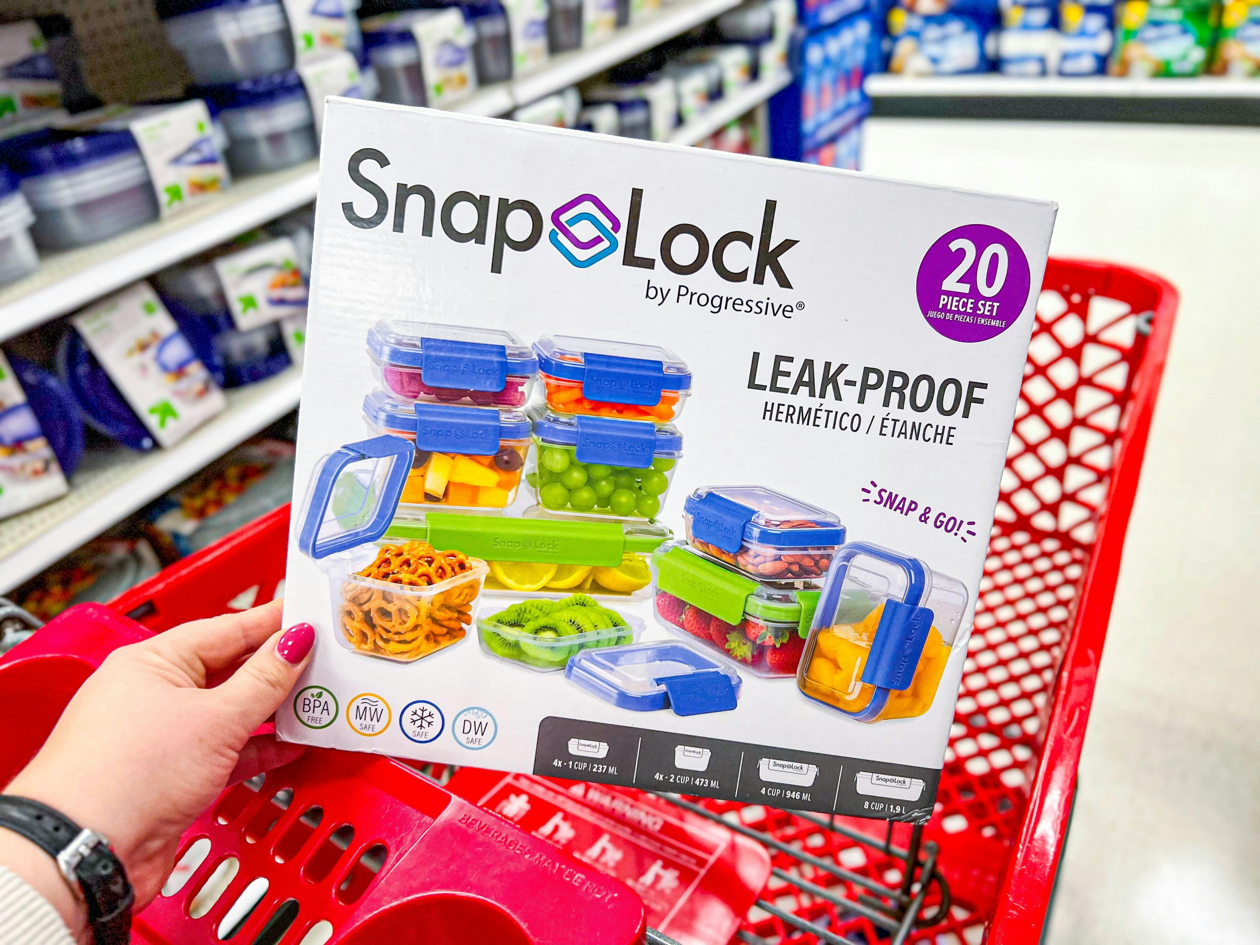 SnapLock Leakproof Food Storage Sets, as Low as $14.24 at Target