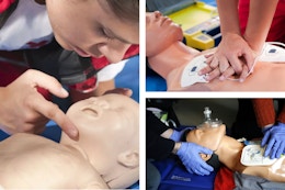 Get Your CPR, AED, and First Aid Certification Online at Groupon for $18.40 card image