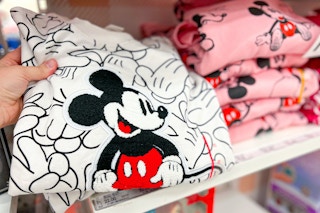 Disney Mickey Mouse Pullover (Women's) on clothing end cap in stores at Target