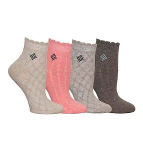 Columbia Women's Quarter Socks 4-Pack