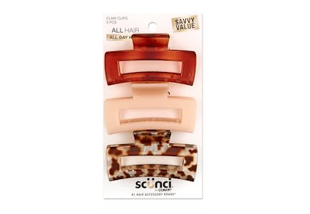 Scunci by Conair Hair Claw Clips