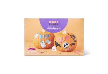 Mondo Llama Pumpkin Gem Art Kit