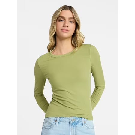 No Boundaries Women's Ribbed Tee