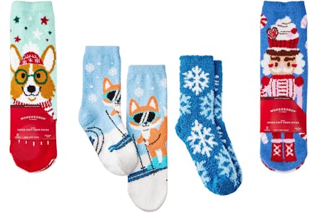 Wondershop Kids' Cozy Socks Set