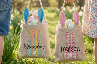Personalized Easter Bags