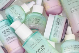 Bottles of Pacifica future youth containers