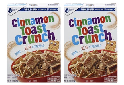 2 Cinnamon Toast Crunch Boxes