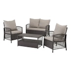 Mainstays Rattan Conversation Set