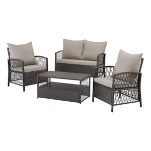 Mainstays Rattan Conversation Set