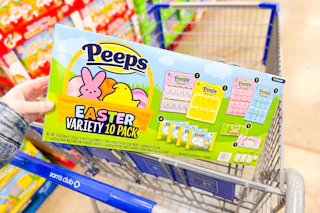 peeps easter variety pack in shopping cart
