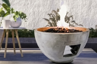 Lifestyle image of the Bluegrass Living Fire Pit Bowl