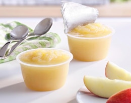 two cups of applesauce