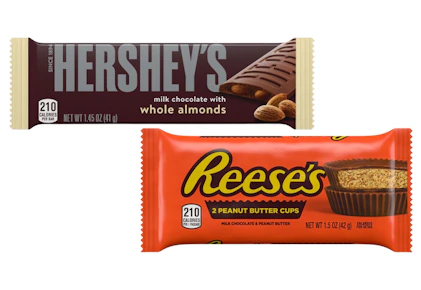 2 Hershey Brand Candy Singles