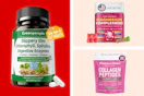 supplements in a collage
