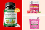 supplements in a collage