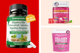 supplements in a collage