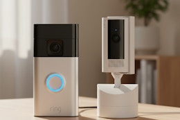 a ring doorbell and camera