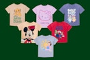 Walmart toddler character tees