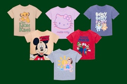 Walmart toddler character tees