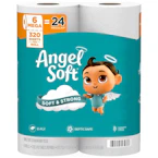 2 Angel Soft Toilet Paper Packs
