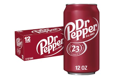 3 Dr Pepper Soda 12-Packs