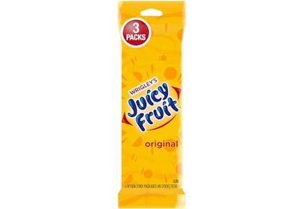 Juicy Fruit Gum 3-Pack