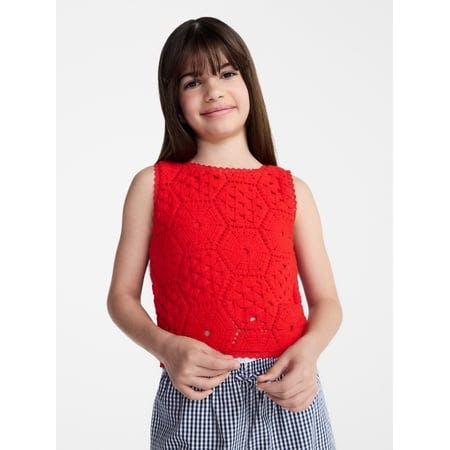 Kids' Crochet Sweater Tank