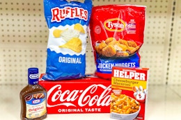 king soopers matchup groceries on store shelf
