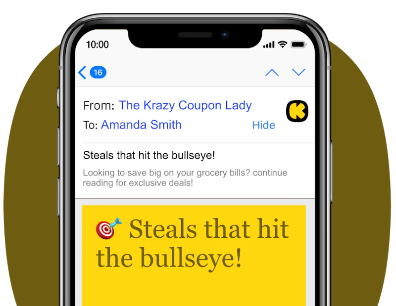 Get all the new deals and savings hacks straight to your inbox