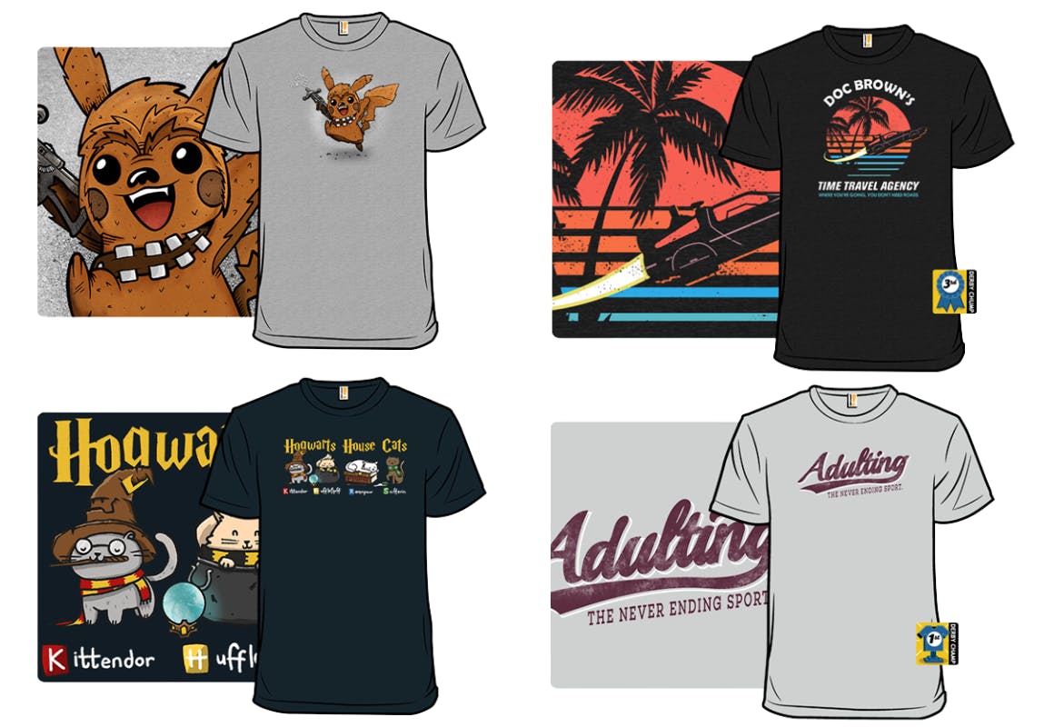 2 Graphic Adult Tees