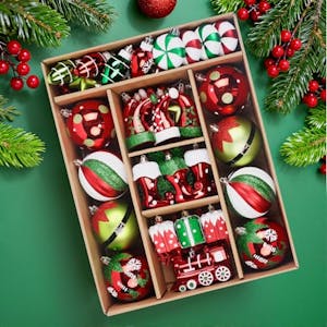 Christmas Balls Ornaments Set
