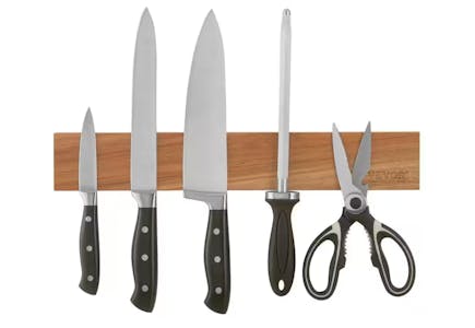 Acacia Knife Storage Bar