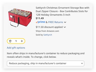 Christmas Ornament Storage Box