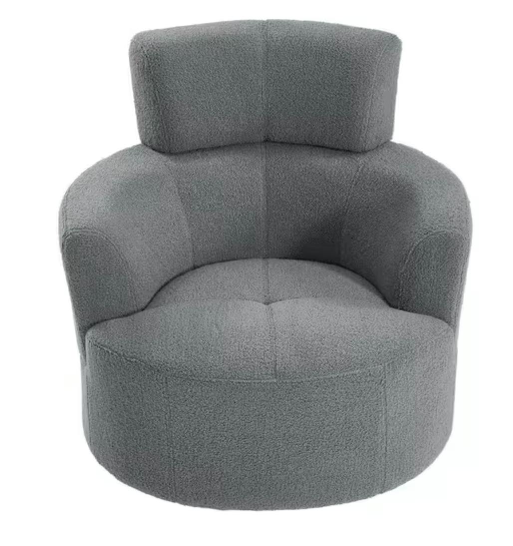 Swivel Barrel Chair