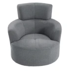 Swivel Barrel Chair