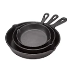 Cooks Cast Iron Fry Pan Set