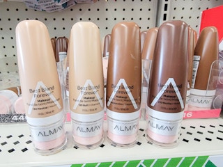 bottles of foundation