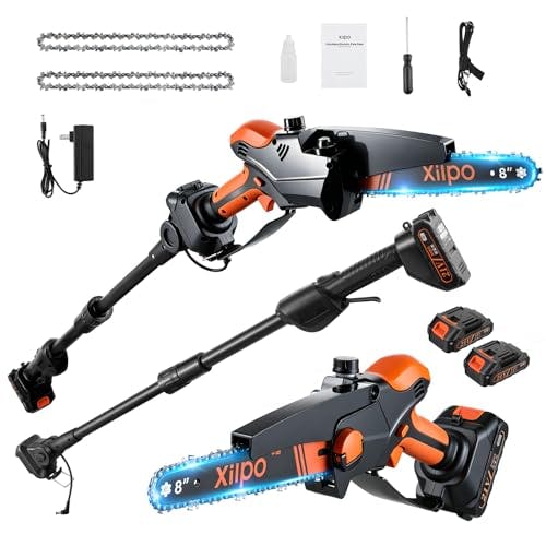 2-in-1 Cordless Pole Saw & Chainsaw