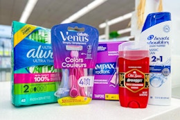 Huge P&G Sale at Walgreens: Under $4 Each for Old Spice, Tampax, Gillette card image
