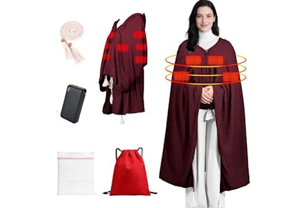 Wearable Heated Blanket