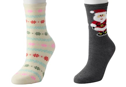 Shine Women's Holiday Socks