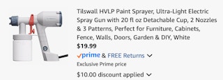 Paint sprayer Amazon receipt