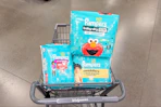 pampers diapers in a walgreens shopping cart sponsored
