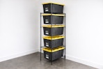 Project Source storage bin rack