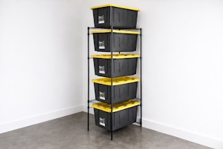 Project Source storage bin rack