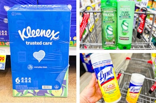kleenex garnier lysol