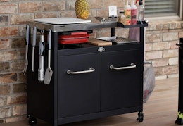 walmart expert grill bbq prep cart