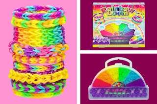 3 stock images of the Rainbow Loom Bracelet Making Kit