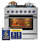 36-in Dual Fuel Range